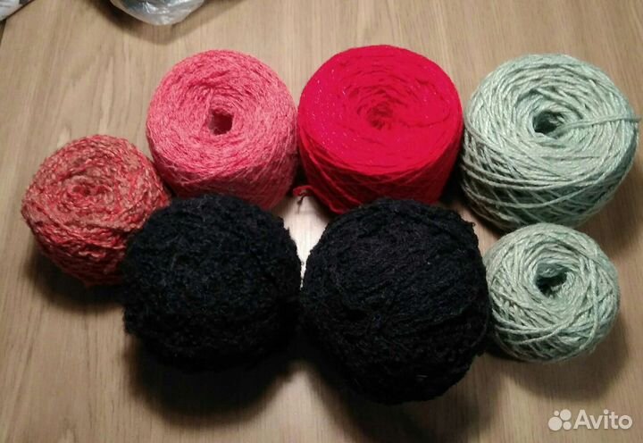 Пряжа шерсть п/шерсть 1600 г за всё