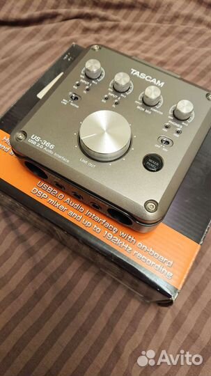 Внешняя звуковая карта usb tascam US-366