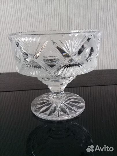 Конфетница хрусталь СССР