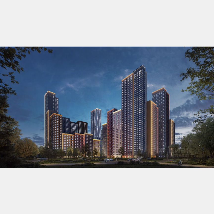 2-к. квартира, 61 м², 15/28 эт.