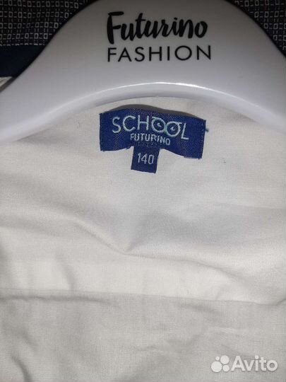 Рубашка школьная 140 новая