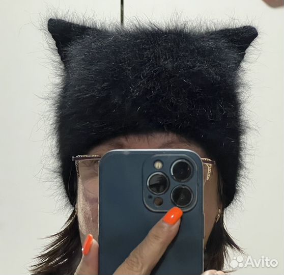 Бини с ушками из ангоры