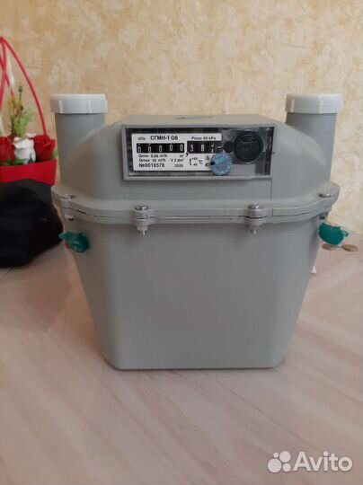 Газовый счетчик новый
