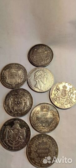 Двойные талеры, серебро. Германия