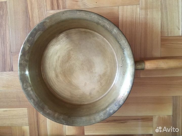 Латунный таз для варки варенья