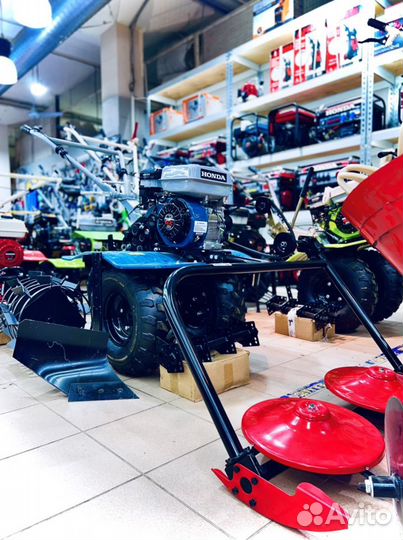 Мотоблок Honda GX270 9лс, 6 скоростей+ Косилка