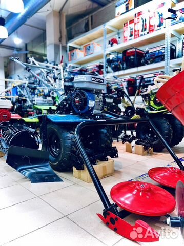 Мотоблок Honda GX270 9лс, 6 скоростей+ Косилка