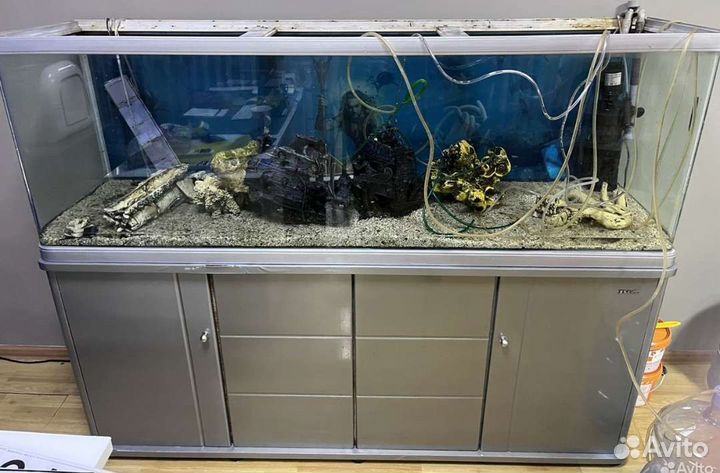 Аквариум под террариум, 500 л + тумба