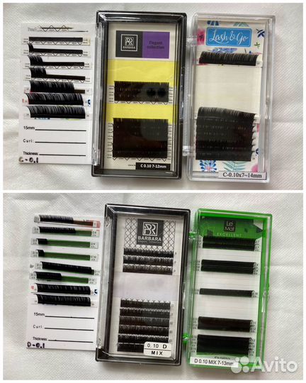 Материалы для наращивания ресниц/кушетка