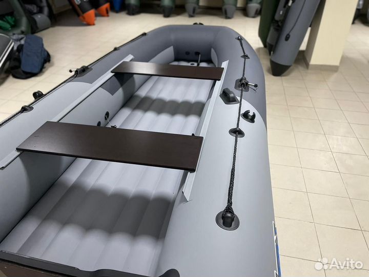 Лодка пвх Stormline Classic Air 360 серая