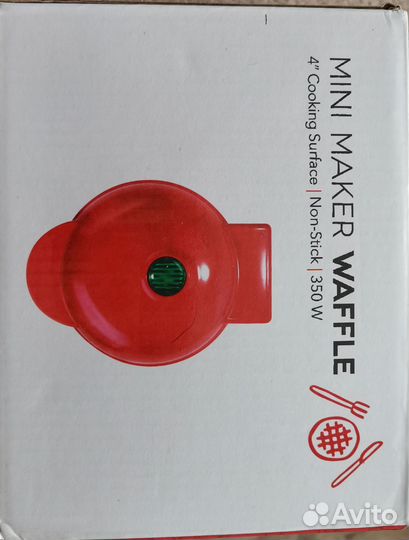 Электрическая вафельница новая