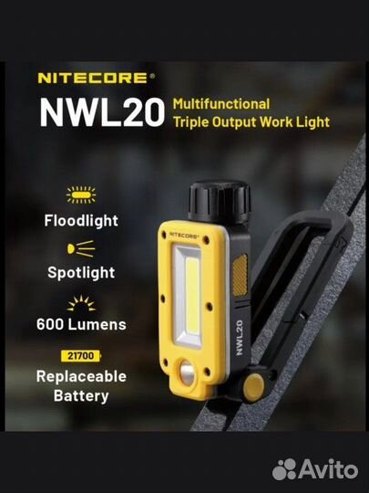 Новинка оригинальный nitecore nwl 20 и edc 27