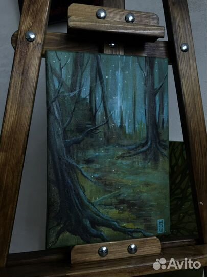 Картина акрилом на холсте 