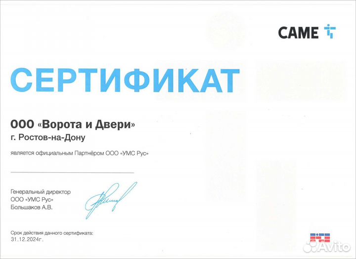 Запчасти came