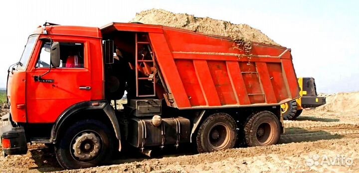 Песок горный с доставкой