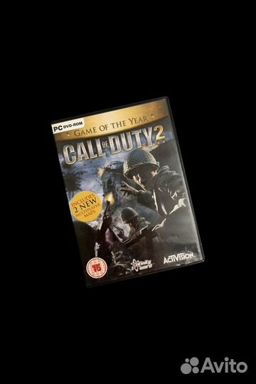 Call of Duty 2 GotY лицензия Англия DVD-box