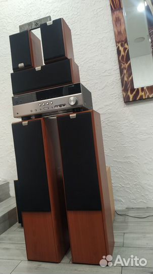 Ресивер yamaha 4K,ARC с 5.0 eltax