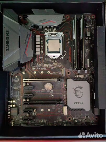 Материнская плата msi z270 с процессором