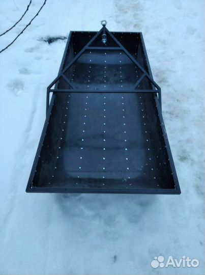 Сани волокуши для снегохода из пнд