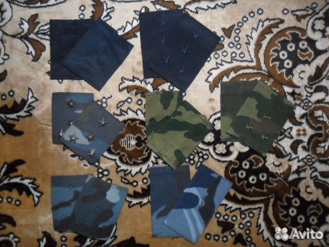 Погоны военные, фальшпогоны