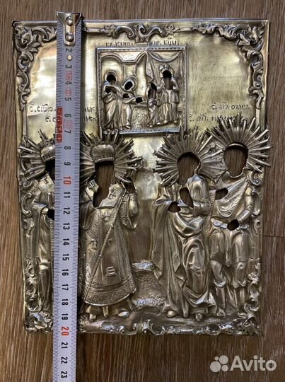 Серебряный оклад на икону