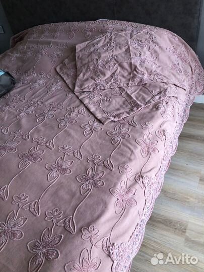 Плед покрывало 220 240 хлопок