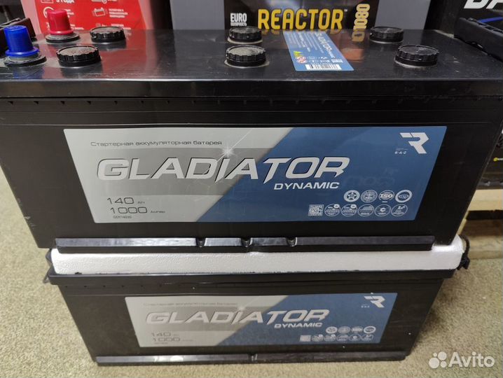 Акб 140Ач Gldiator Dynamic европейская полярность