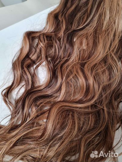 Парик длинный русый