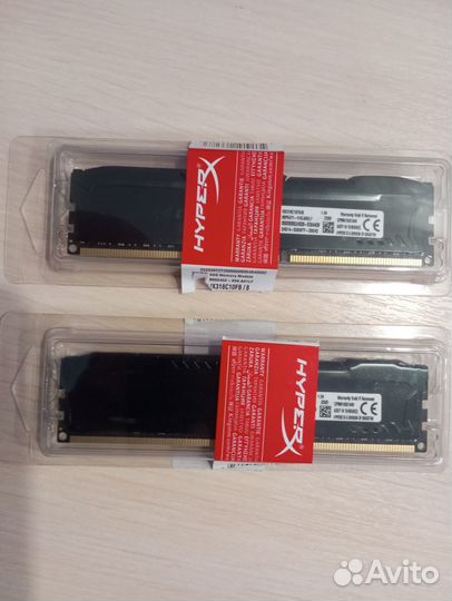 Оперативная память DDR3 8 гб Fure Hyper X