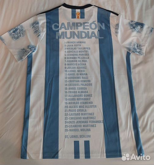 Футболка Месси Аргентина чм 2022