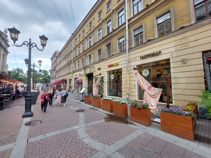 Помещение кафе с террасой у Невского, 230 м²