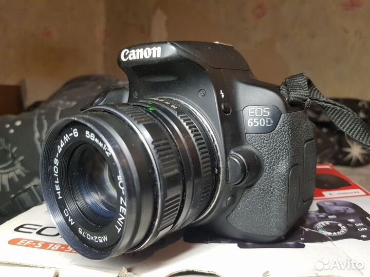 Canon 650d + Helios 44M-6 58мм