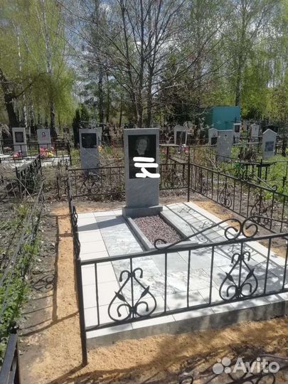 Установка памятников,уборка захоронений