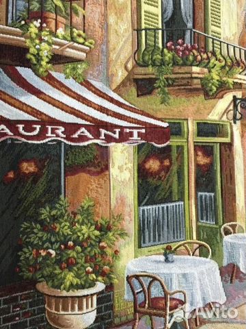 Гобеленовое панно на стену Озеро Комо 70х130