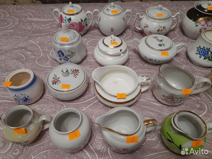 Сахарницы, соусники, солонички. СССР