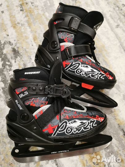 Коньки детские раздвижные 31-35