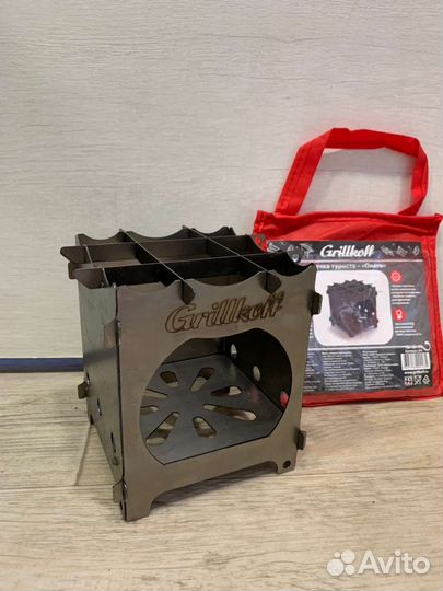 Печка туристическая Grillkoff новая Онега в чехле