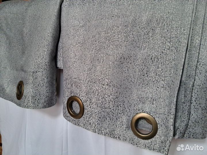 Шторы меланж на кольцах