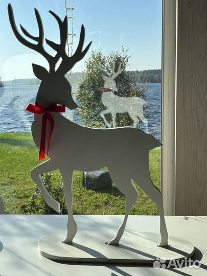 Олени из фанеры