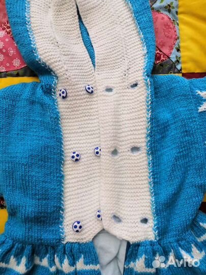 Вязаный конверт, ручной работы от 0 до 3 мес