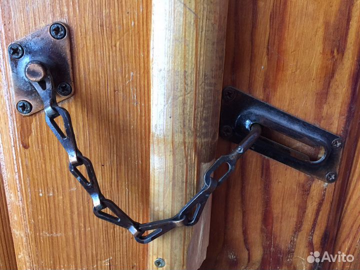 Дверная цепочка и глазок