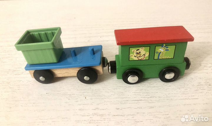 Элементы деревянной железной дороги brio