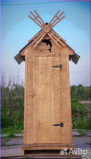 Уличный туалет с установкой