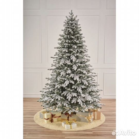 Искусственная елка заснеженная литая