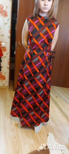 Платье Англия, винтаж 44-46 р