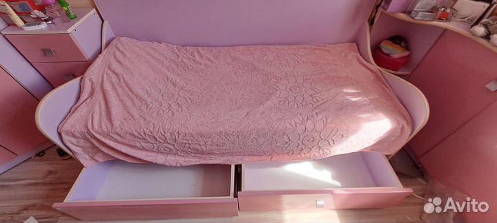 Кровать детская девочке 185х85 см