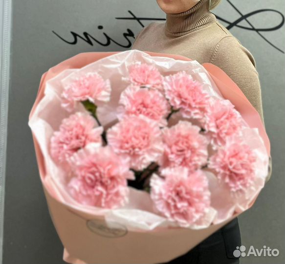 Букет из диантусов