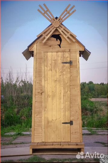 Уличный туалет с установкой