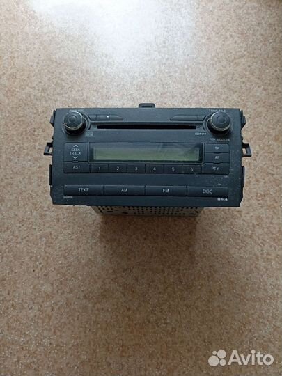 Штатная магнитола для Тойота Королла 2010 года
