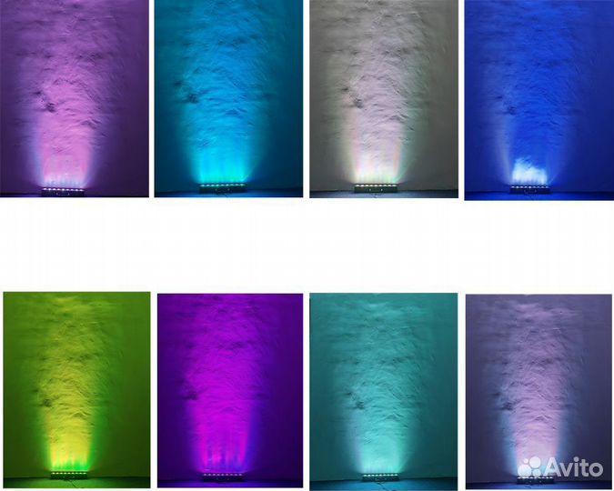Светомузыка rgbw 9в1 108Вт
